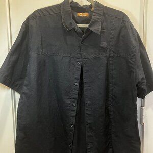 Men's Black XL button up